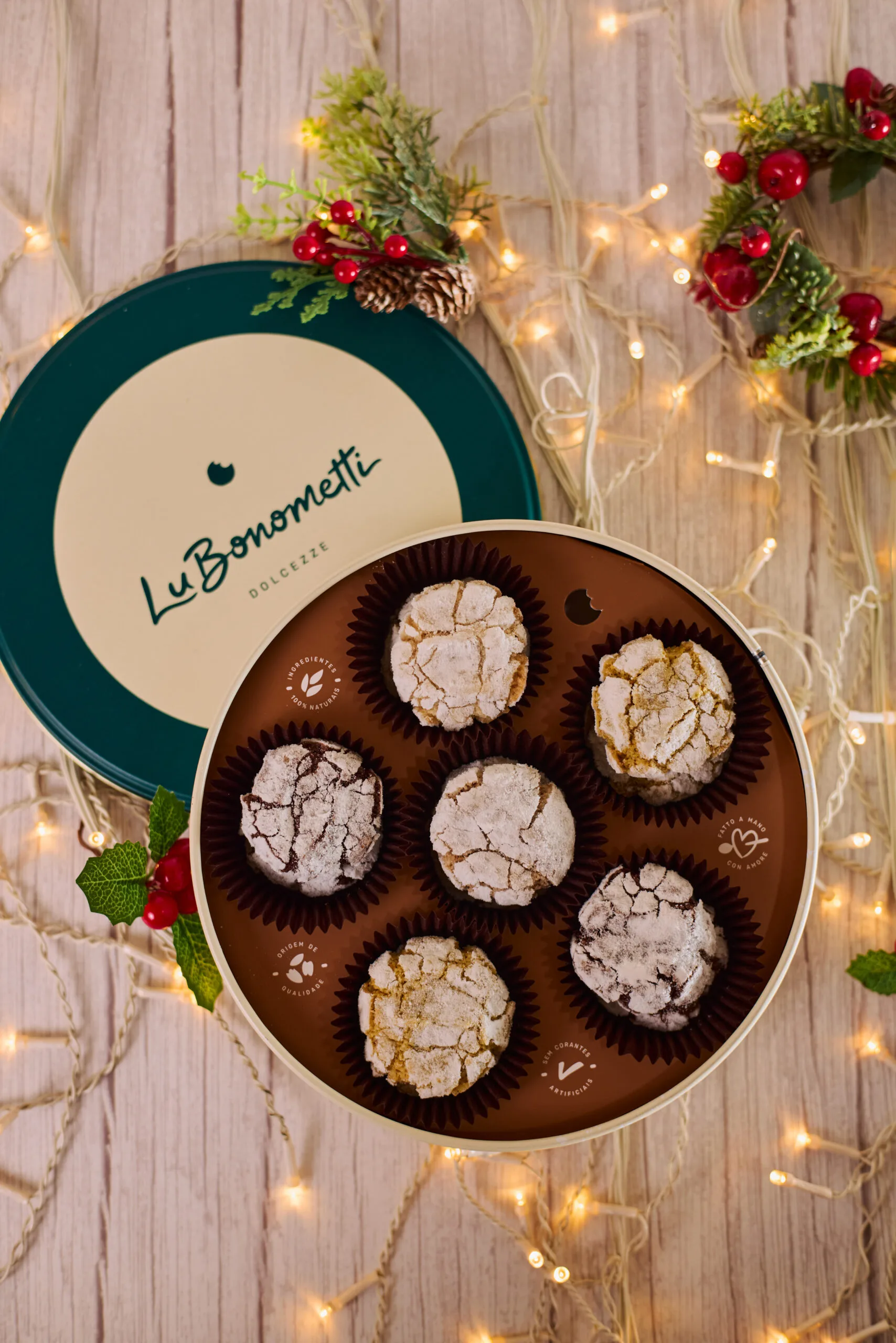 Lata de Biscoitos Lu Bonometti