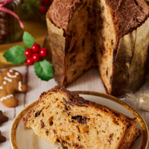 Panettone de chocolate com castanha do pará