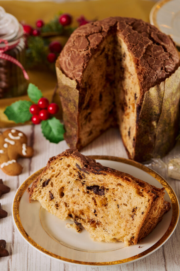 Panettone de chocolate com castanha do pará